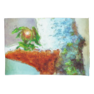 A Little Dragon Sleeps Pillowcase