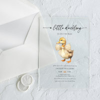 A Little Duckling Is On The Way Duck Baby Shower