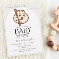 A Little Dumpling Bao Neutral Asian Baby Shower