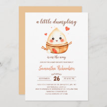 A Little Dumpling Is On The Way Bao Baby Shower
