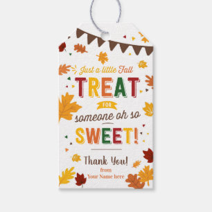 A Little Fall Treat for Someone Sweet Autumn Gift Tags
