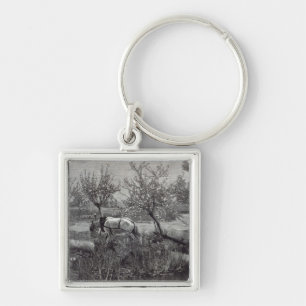 A little farm well tilled', Picardy Keychain