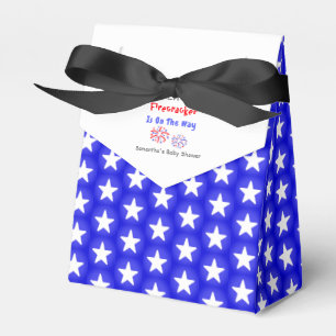 A Little Firecracker Is On The Way Favor Box