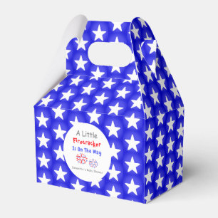 A Little Firecracker Is On The Way Favor Box