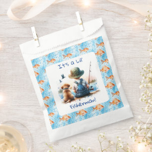 A Little Fisherman Cute Boy's Baby Shower Favour Bag