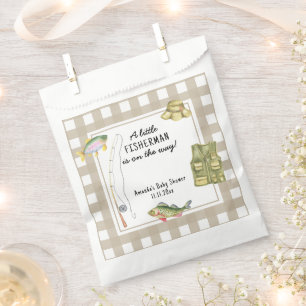 A little fisherman is on the way Baby Shower  Favour Bag