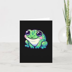 A Little Frog Sticker  Card