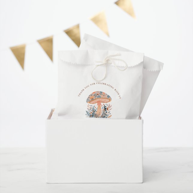 A Little Fun Guy Mushroom Baby Shower  Favour Bag (Party)