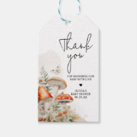 A Little Fungi Enchanted Mushroom Favour Tags