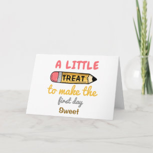  a little funny back to school student card