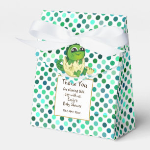 A Little Hatchling DINOSAUR Baby Shower Party Favor Box