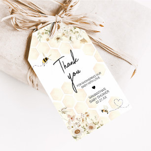 A Little Honey Bee Baby Shower Favour Tags