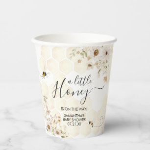 A Little Honey Bee Baby Shower Paper Cups