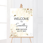 A Little Honey Bee Baby Shower Welcome<br><div class="desc">Make your event special with this Bee Baby Shower with our cute and lovely printable Welcome Sign featuring adorable Floral Bee Baby Shower theme. Download,  personalize,  and create lasting memories with this perfect touch for your joyous celebration!

BS790</div>