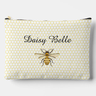 A little Honey Is On The Way Baby Shower Accessory Pouch