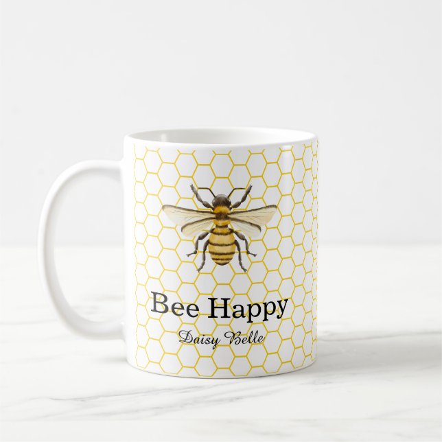 A little Honey Is On The Way Baby Shower Coffee Mug (Left)