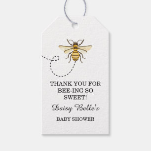 A little Honey Is On The Way Baby Shower Gift Tags