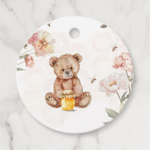 A Little Honey is on the Way Favour Tags