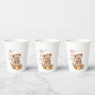 A Little Honey is on the Way Paper Cups