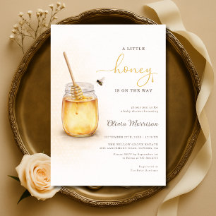 A Little Honey on the Way Baby Shower Invitation