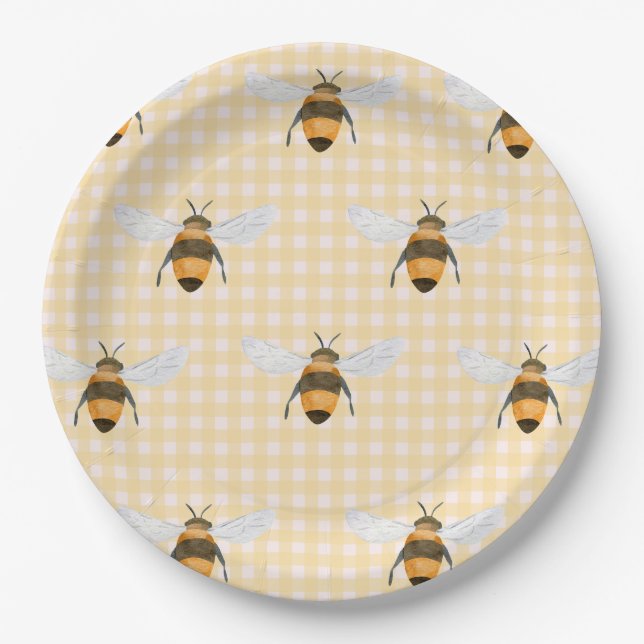 A Little Honey  Paper Plate (Front)