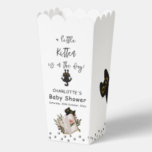 A Little Kitten Is On The Way Cute Cat Baby Shower Favor Box