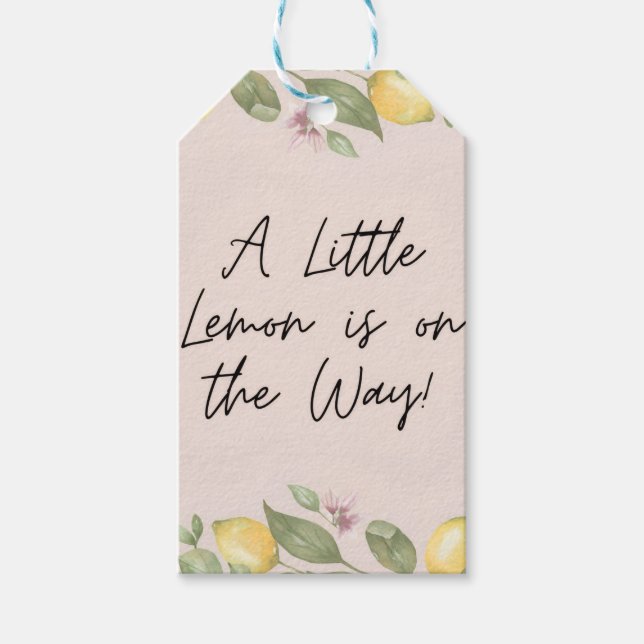 A Little Lemon Gift Tags (Front)