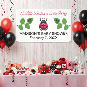 A Little Love Bug Is On The Way Ladybug Banner