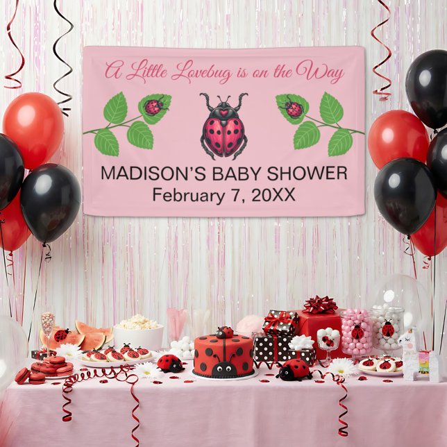 A Little Love Bug Is On The Way Ladybug Banner (Creator Uploaded)
