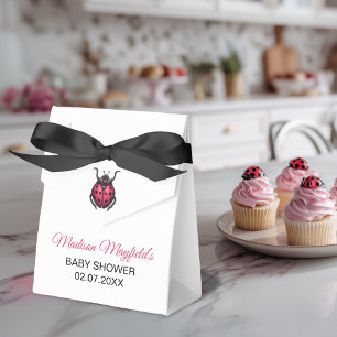A Little Love Bug Is On The Way Ladybug Favor Box