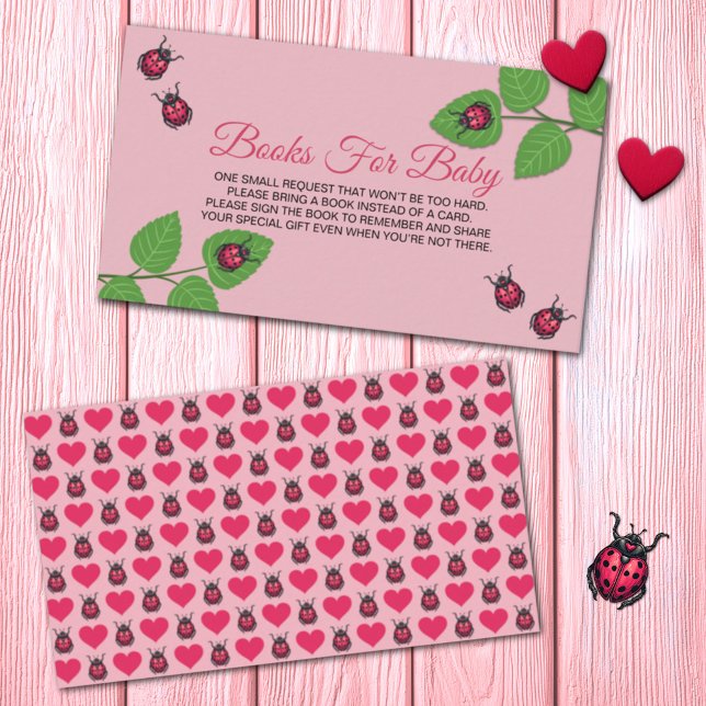 A Little Love Bug Ladybug Books For Baby Enclosure Card (Creator Uploaded)