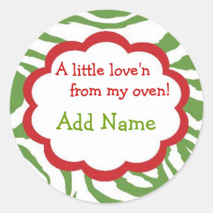 A little love'n Personalized Christmas Stickers