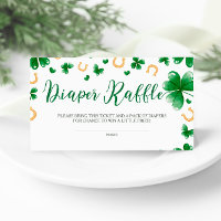 A Little Lucky Charm Baby Shower Diaper Raffle