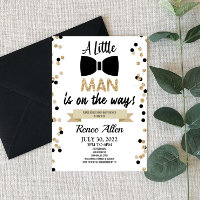A Little Man Is On The Way! Bowtie Baby Shower