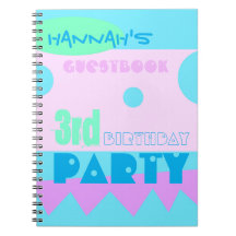 A little Monster 3rd Birthday Party Guestbook