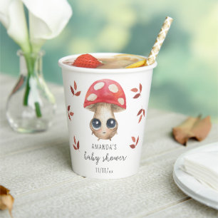 A little mushroom is on the way - Baby shower Paper Cups