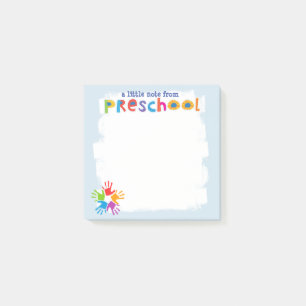 A Little Note From Preschool Post-it Notes