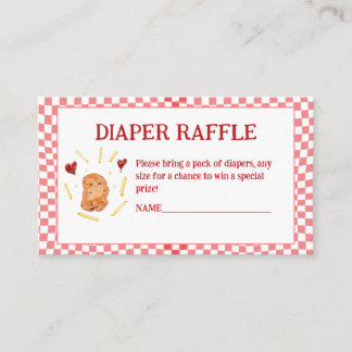 A Little Nugget on the Way Baby Shower Enclosure Card