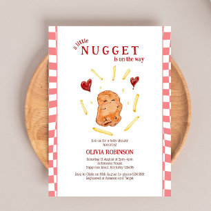 A Little Nugget on the Way Baby Shower Invitation