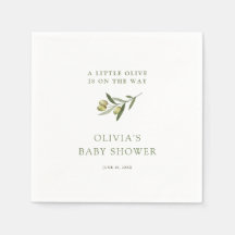 A Little Olive Minimalist Baby Shower