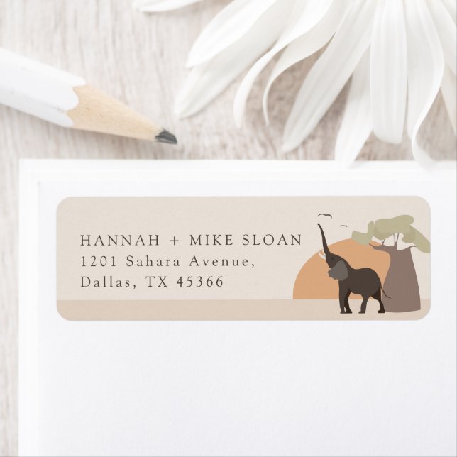 A Little Peanut | Safari Desert Return Address (Insitu)