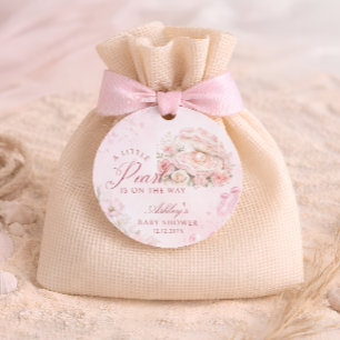A Little Pearl Under The Sea Baby Shower Favour Tags