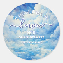 A little piece of heaven sent Baby Shower