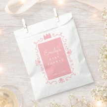 A Little Princess Modern Pink Girl Baby Shower