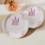 A Little Princess Royal Castle Baby Shower Paper Plate<br><div class="desc">This is an A Little Princess Is On The Way! Royal Castle Baby Shower Paper Plates!</div>