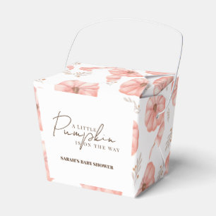 A Little Pumpkin Baby Shower Favor Tag Box