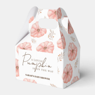 A Little Pumpkin Baby Shower Favor Tag Box