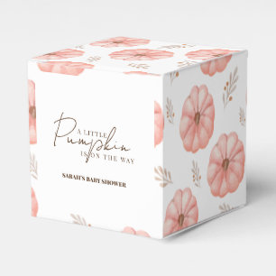 A Little Pumpkin Baby Shower Favor Tag Box
