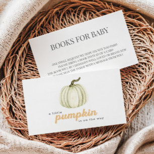 A Little Pumpkin Books For Baby Enclosure Card