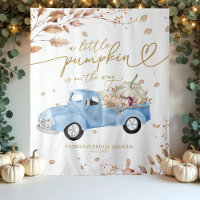 A Little Pumpkin Fall Baby Shower Backdrop